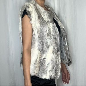 RABBIT FUR VEST
